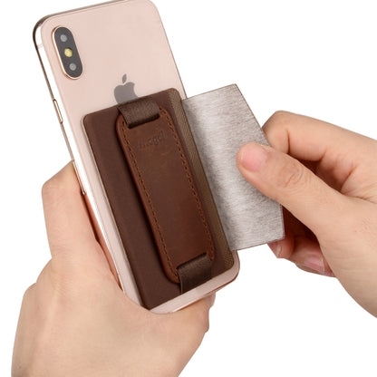 Smartphone Wallet RFID Blocker Portmonee Karten Etui Kartenhalter Handy Kreditkarten Damen Herren iphone Galaxy Hülle Schale